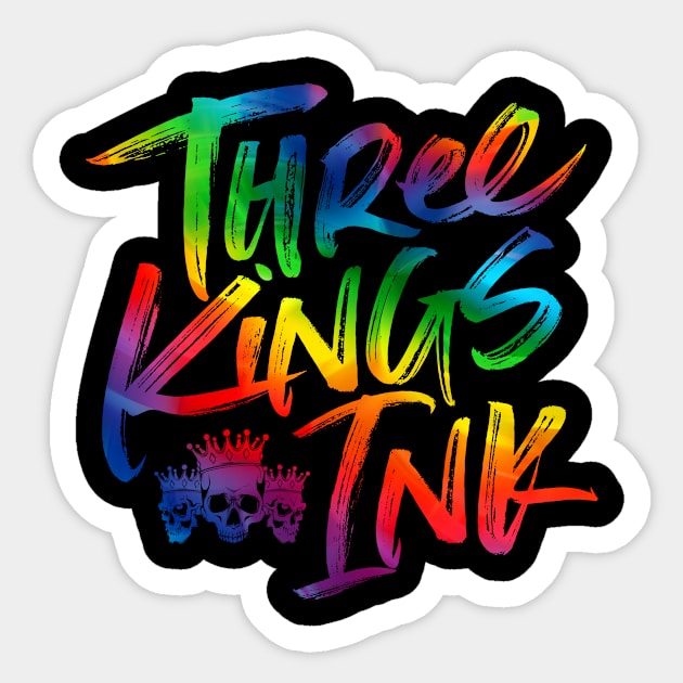 Three Kings Ink Pride Logo Sticker by Kate Stacy
